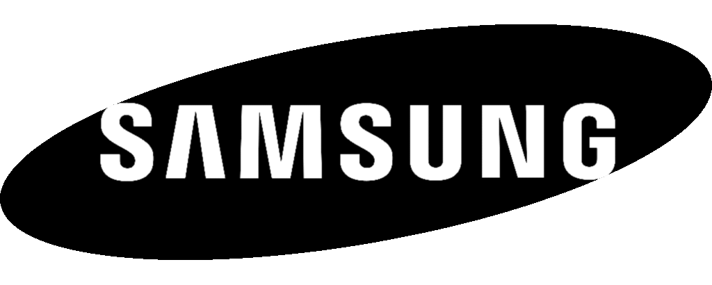 Samsung logo on a black oval background, representing a major appliance brand serviced by District Appliance Services.