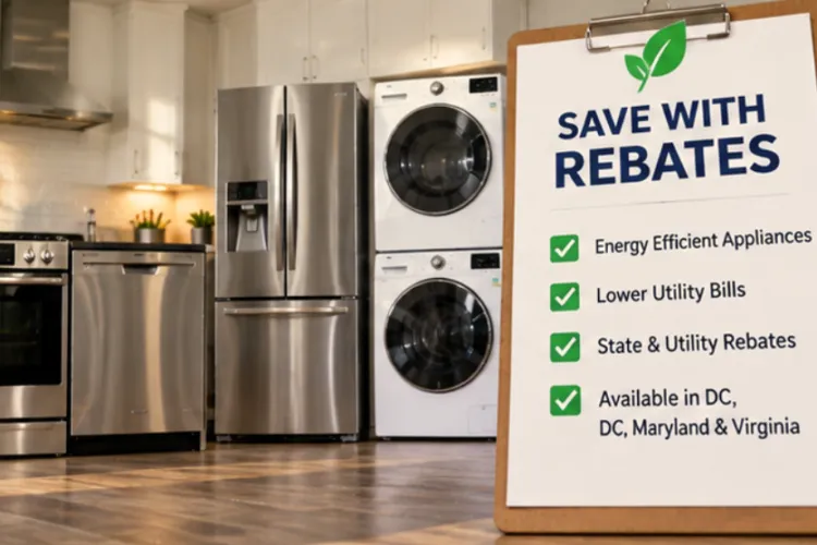 Appliance Rebates in DC, Maryland and Virginia: What You Can Actually Claim