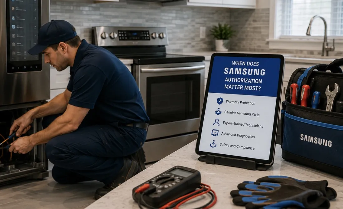 Authorized to Repair a Samsung Appliance in the DMV Area: What Homeowners Should Know