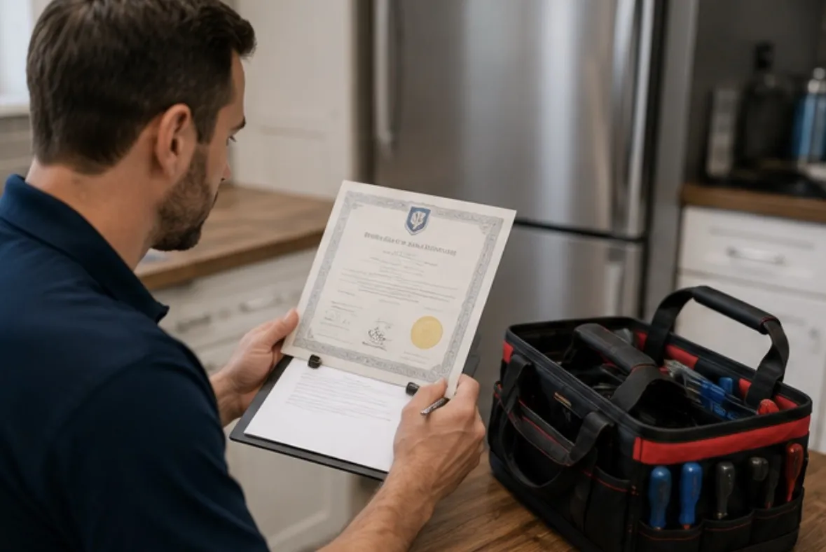 How to Tell If an Appliance Technician Is Actually Certified